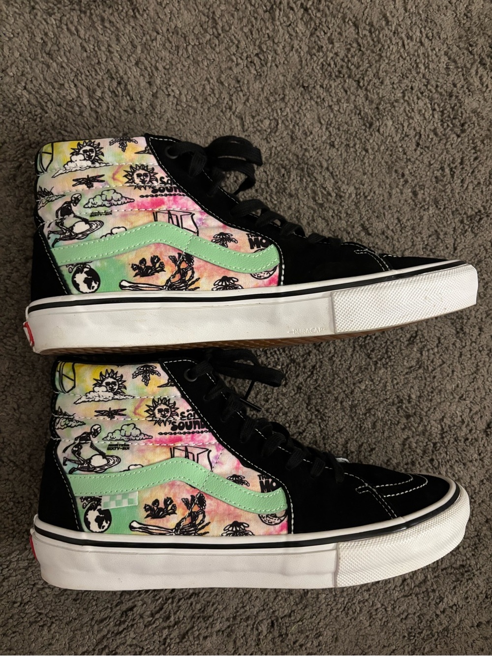 Vans High-Top Skate Sk8-Hi Shroom Doom Mens Size 10